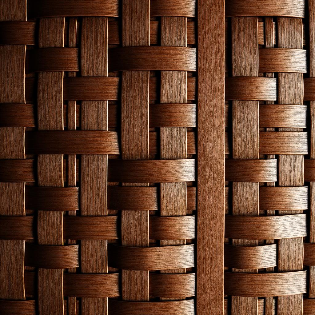 Wooden weave board pattern